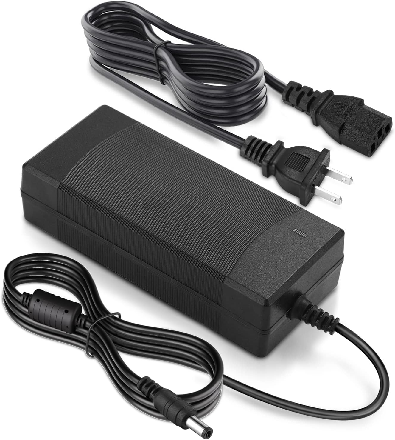 Facmogu Adaptador de fuente de alimentación de 48 V, 2 A, CA 100-240 V a CC 48 V 2 A, interfaz de transformador de 0.217 x 0.098 in y enchufe de