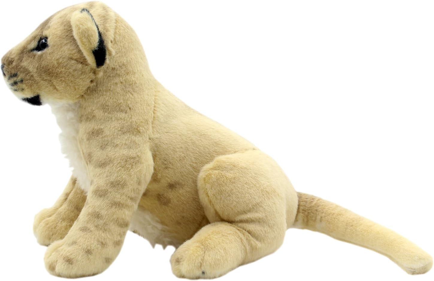 Animales de Peluche León Juguetes Peluche Tigre Leopardo Sentado 10 Pulgadas (Leona)