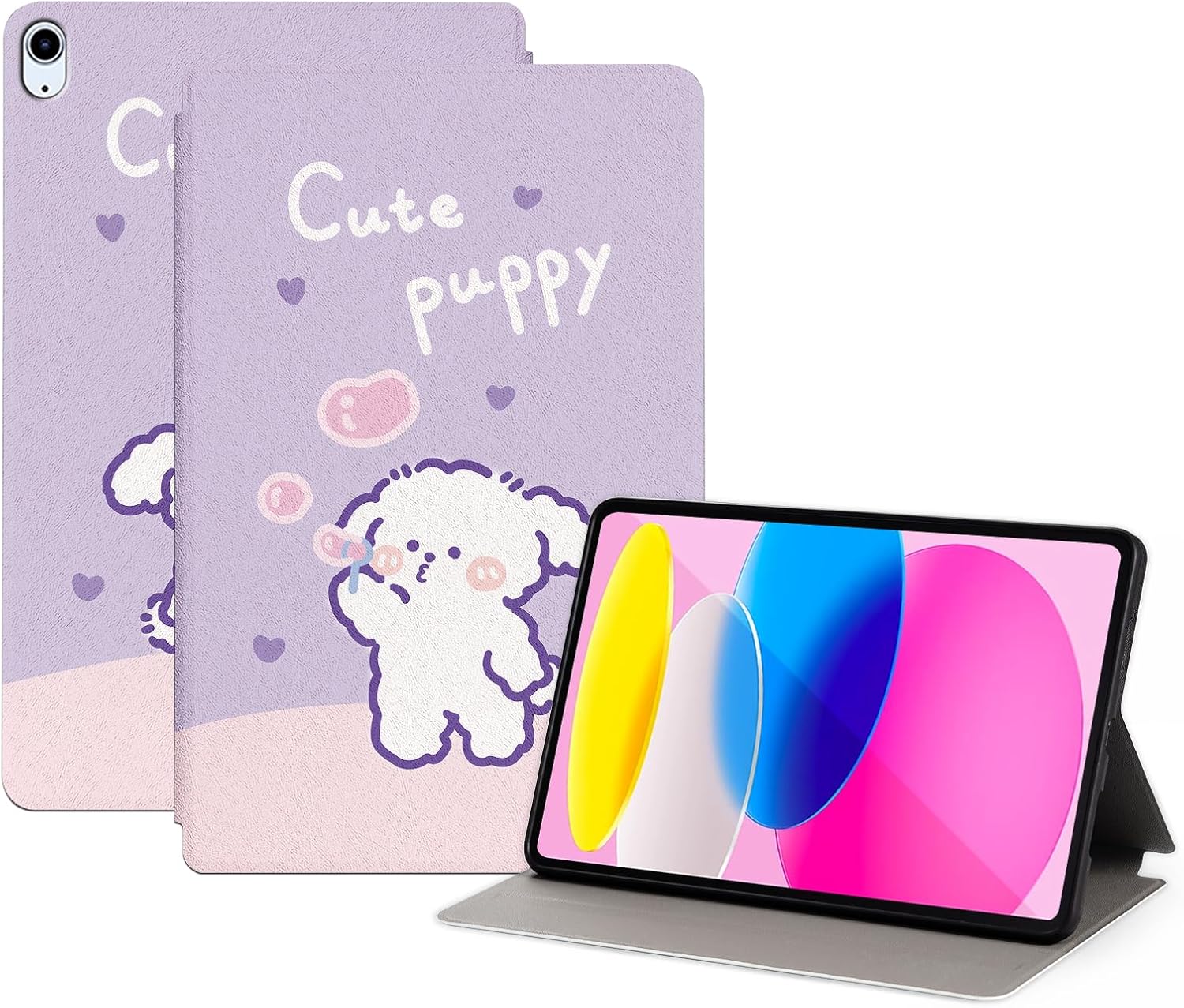 Funda para iPad de 10.9 pulgadas de 10.9 pulgadas de 10. generación 2022, para iPad de 10 generaciones, divertido y lindo estilo de animales de