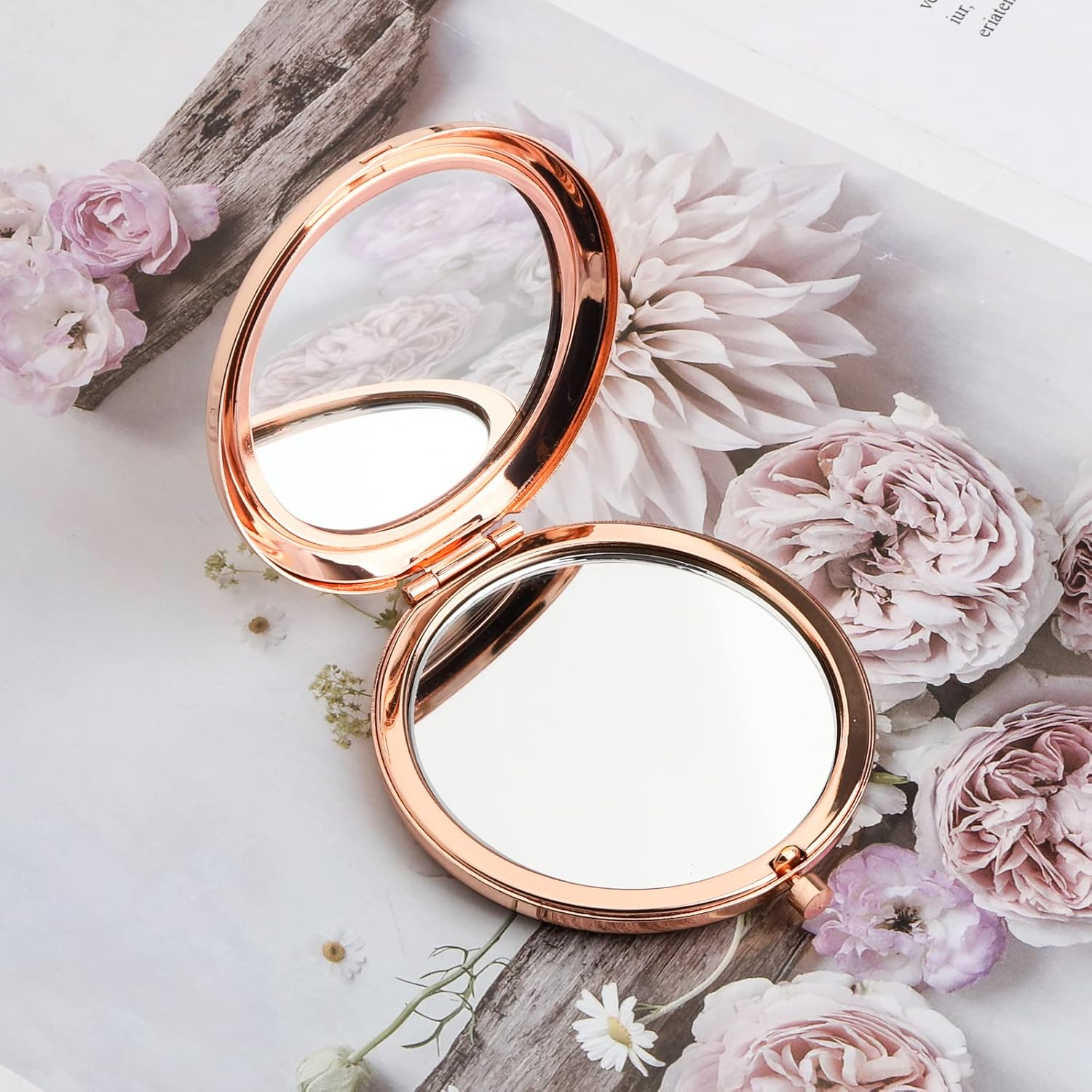 WSNANG Regalos de boda para mamá a mamá en mi día de boda, espejo de maquillaje para madre de la novia, regalo de recuerdo de boda (para mamá espejo)