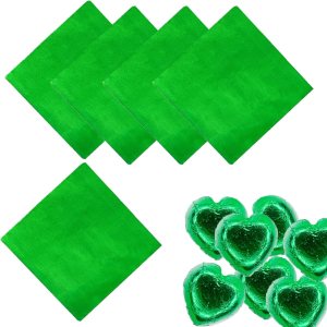 100 envoltorios de caramelo de aluminio, envoltorios de barra de caramelo de 4 x 4 pulgadas, envoltura cuadrada de papel de aluminio para barras de 100 envoltorios de caramelo de aluminio, envoltorios de barra de caramelo de 4 x 4 pulgadas, envoltura cuadrada de papel de aluminio para barras de