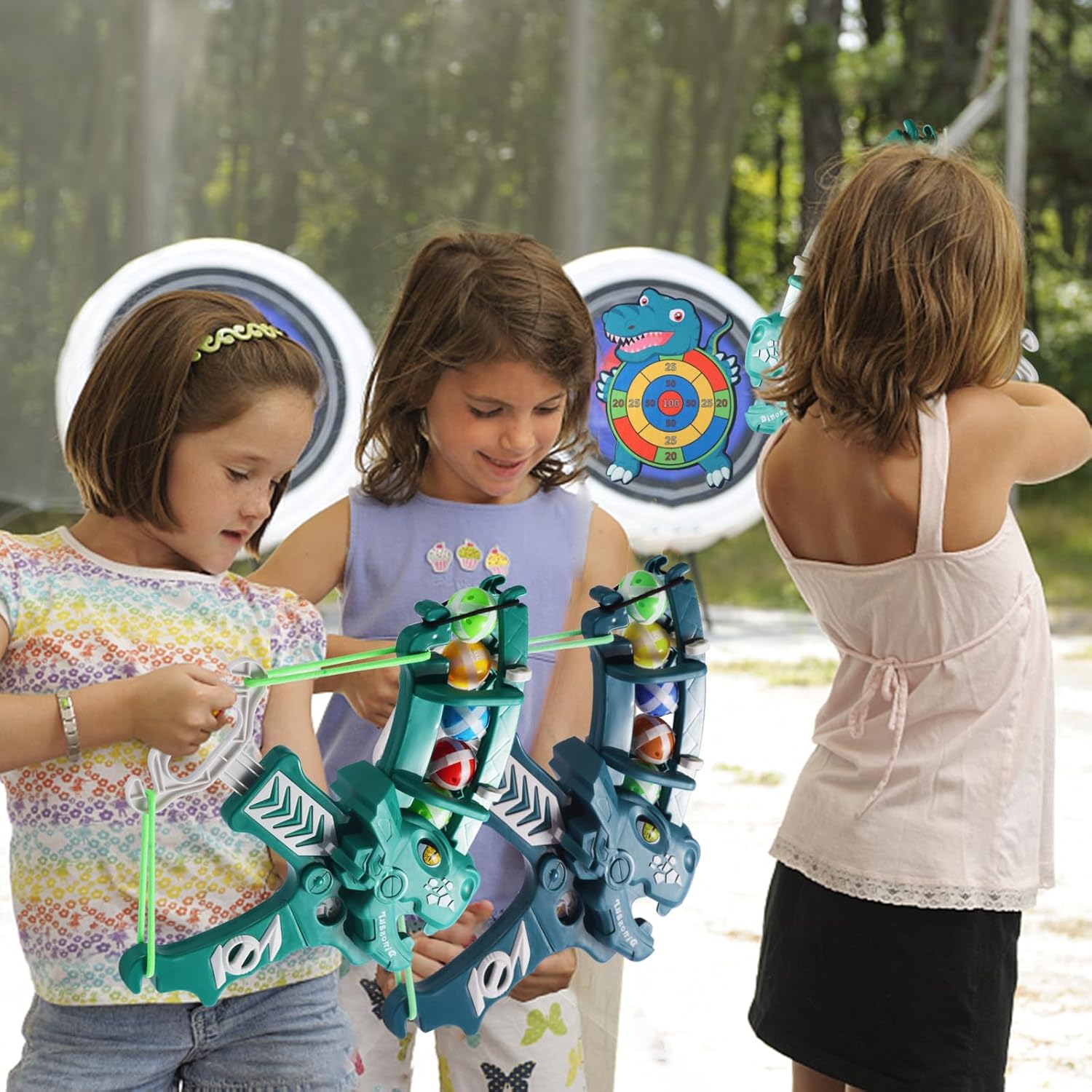 Tabla de dardos para niños, 6 bolas adhesivas, 1 lazo de juguete, juguetes para niños, juguetes para interiores y exteriores, juguetes divertidos