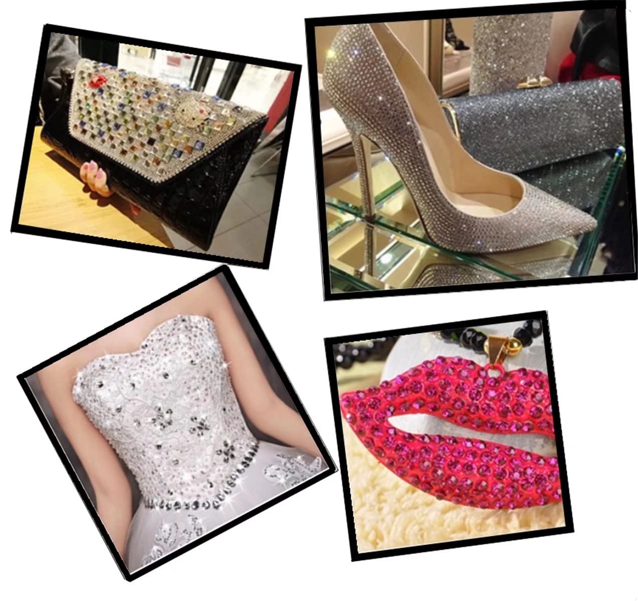 3000 unidades de diamantes de imitación SS12 de 0.118 in con parte trasera plana de cristal transparente, gemas redondas para arte de uñas,