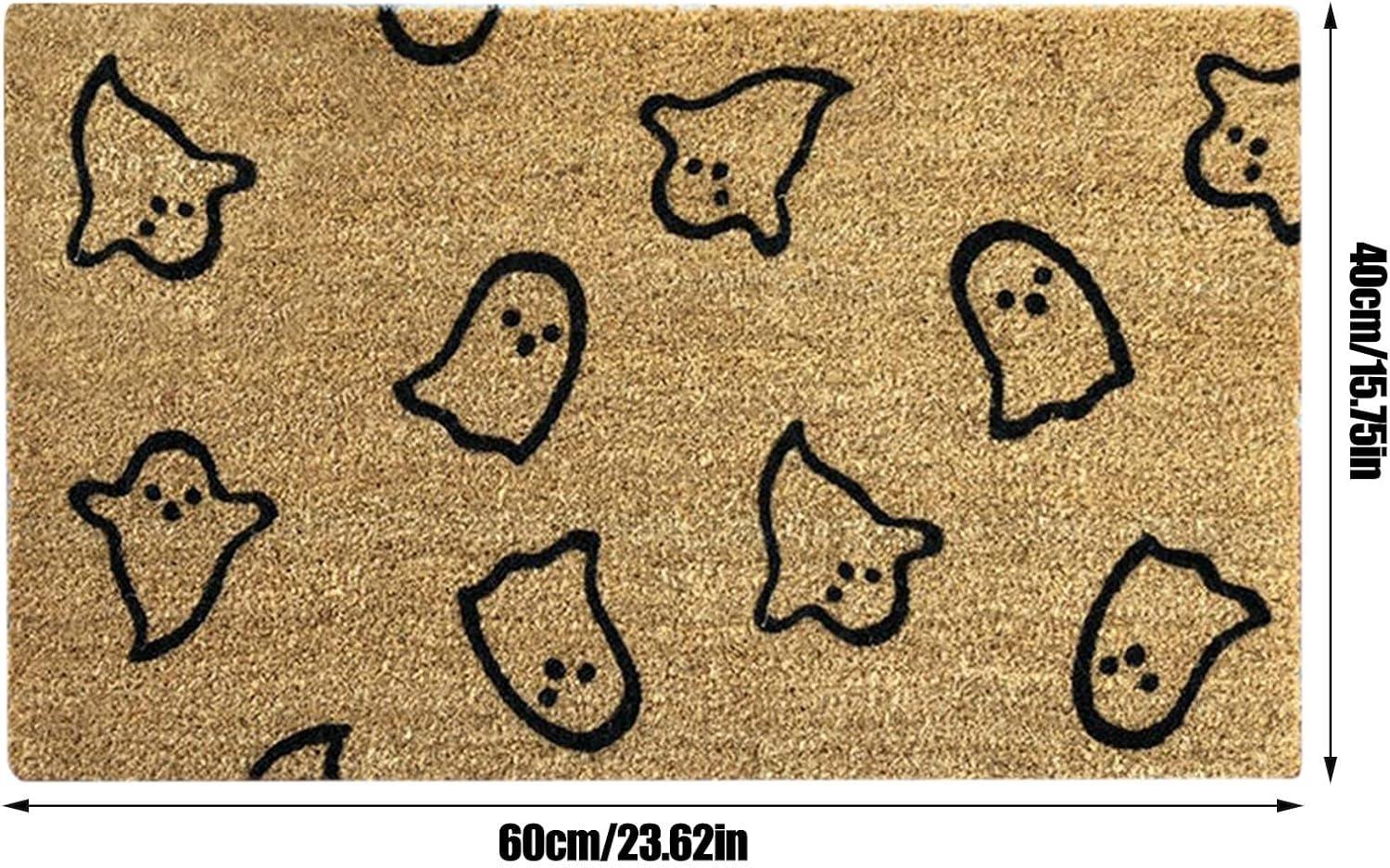 Decoraciones de Halloween para entrada, alfombras antideslizantes para interiores de 23.6 x 15.7 pulgadas, disfraz de primavera de Halloween,