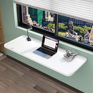 QJIBVZY Mesa plegable para colgar en la pared, mesa plegable con soporte, mesa de pared portátil, mesa plegable flotante para cocina, lavandería, QJIBVZY Mesa plegable para colgar en la pared, mesa plegable con soporte, mesa de pared portátil, mesa plegable flotante para cocina, lavandería,