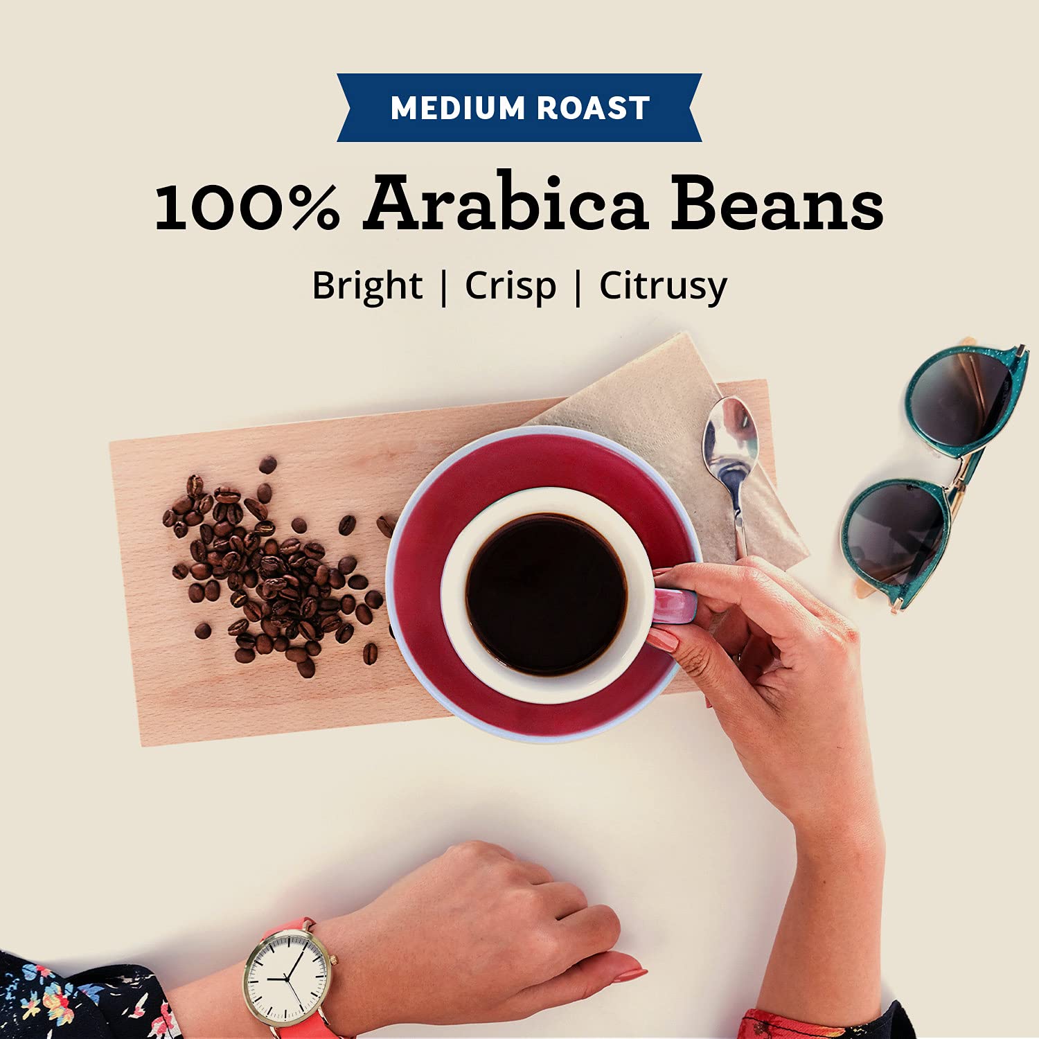 Seattle’s Best Coffee K-Cup – Paquete variado de cápsulas de café tostado oscuro y tostado medio para cafeteras Keurig, 100% arábica, 4 cajas (40
