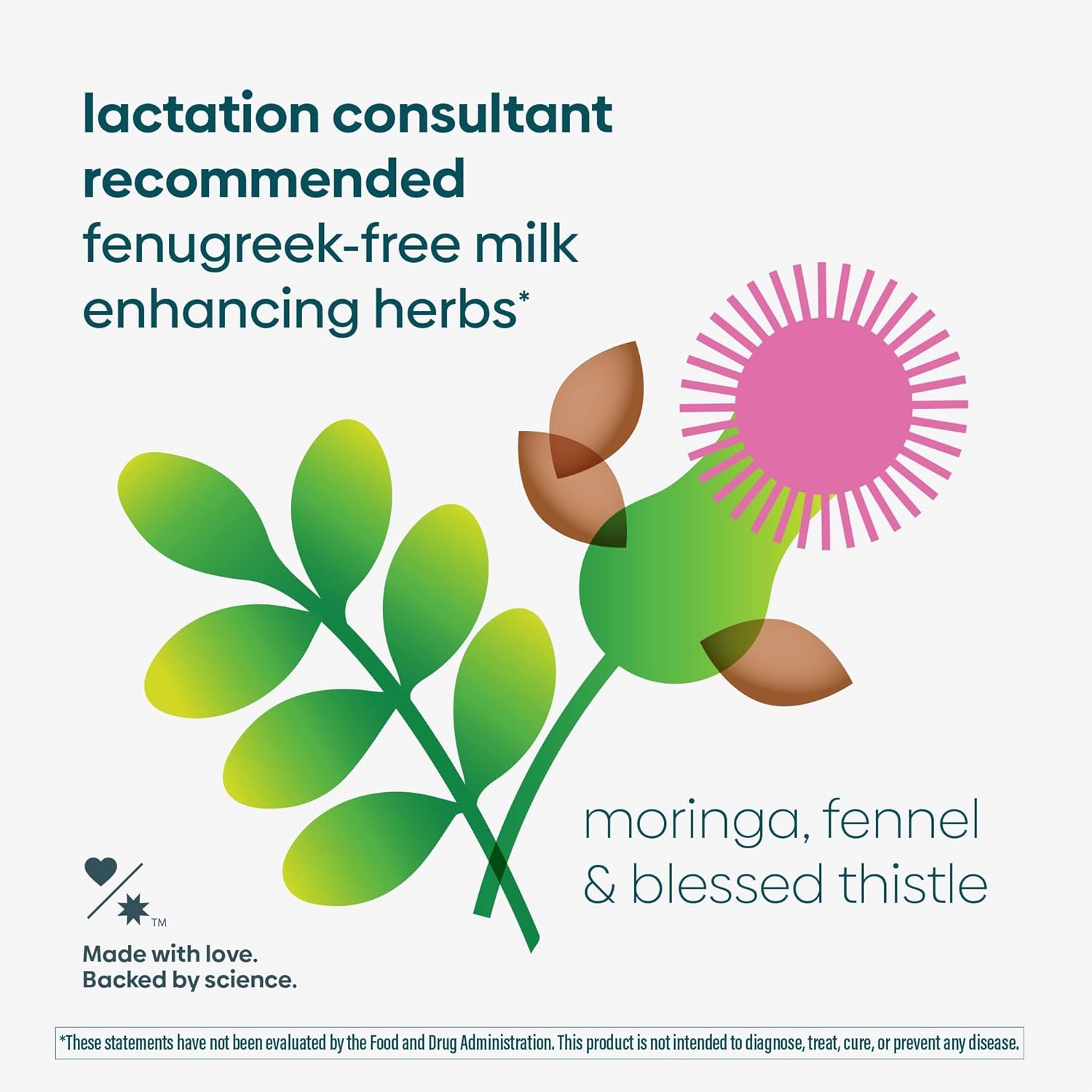 UpSpring Milkflow Suplemento de lactancia materna para apoyo inmunológico, mezcla de bebida sin fenogreco, moringa  sabor a limonada de saúco