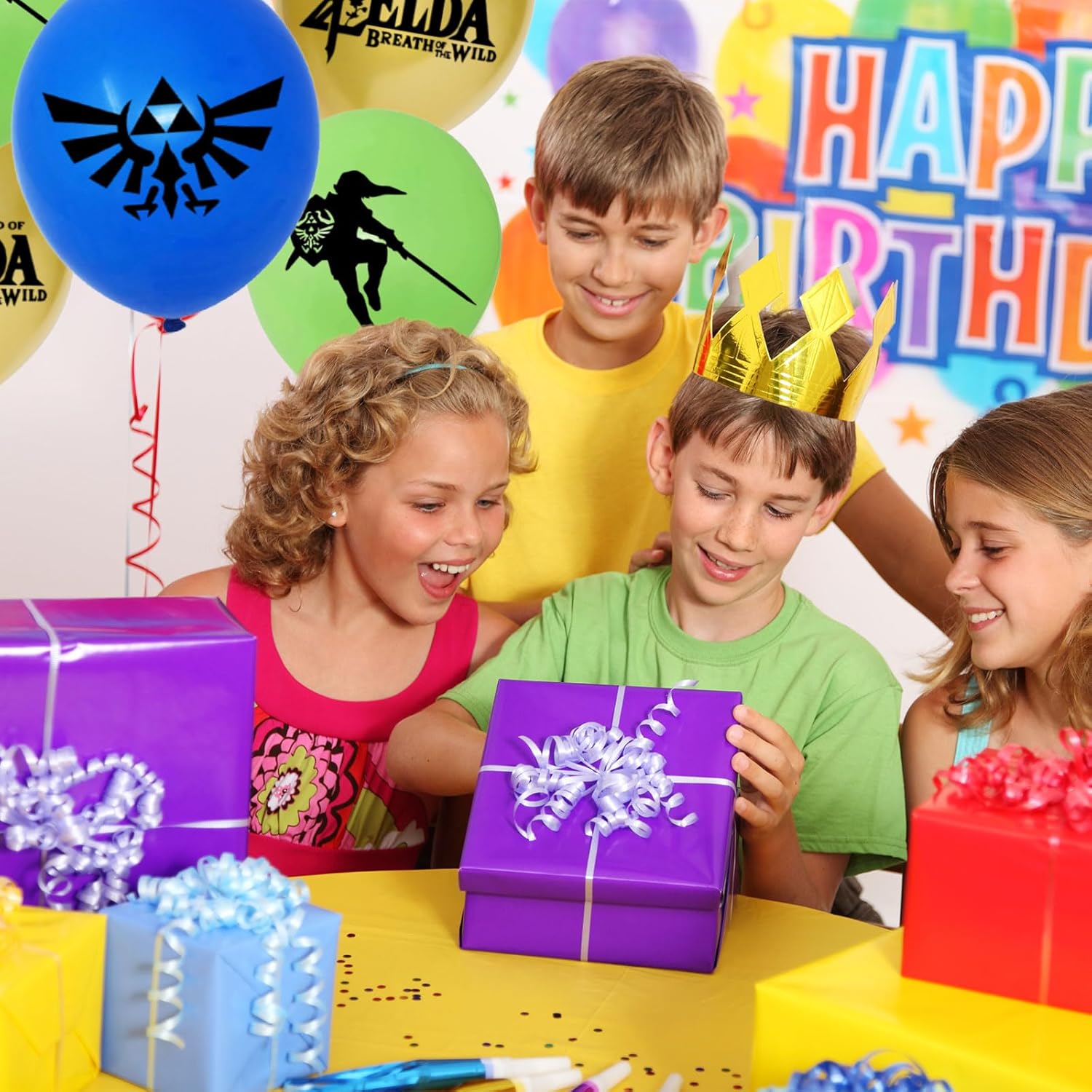 24 globos de juego de 12 pulgadas encantadores globos temáticos para fiestas infantiles, decoraciones de celebraciones especiales
