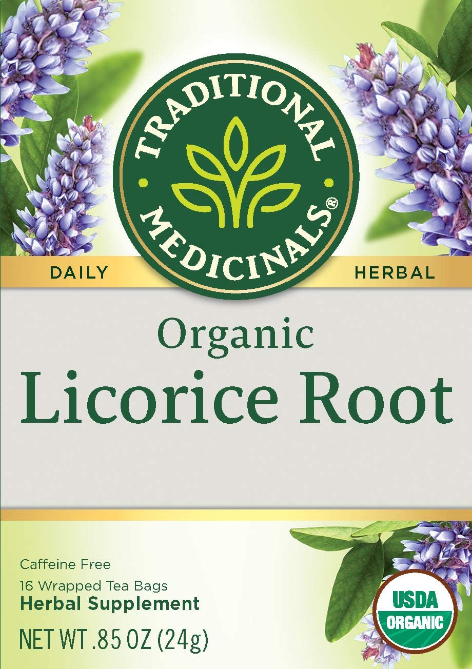 Traditional Medicinals – Té orgánico de raíz de regaliz (paquete de 6), 96 bolsas de té en total