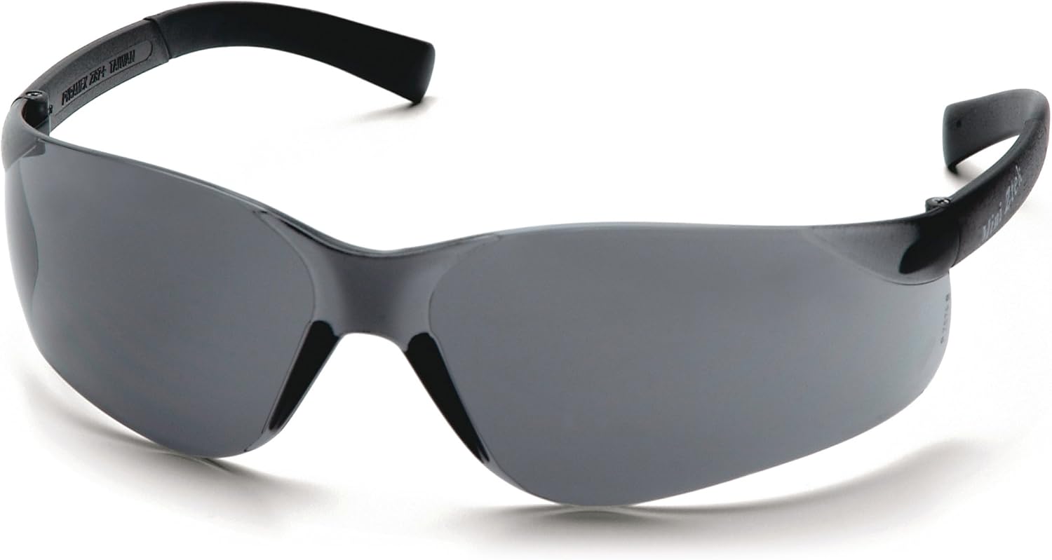Pyramex S2530SN Mini Ztek – Lentes de seguridad con marco ámbar con lente ámbar ANSI Z87+