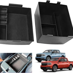 XXCIWP Bandeja organizadora de consola central Maverick 2024 2023 para Ford Maverick 2024-2022, bandeja de consola central para reposabrazos XXCIWP Bandeja organizadora de consola central Maverick 2024 2023 para Ford Maverick 2024-2022, bandeja de consola central para reposabrazos