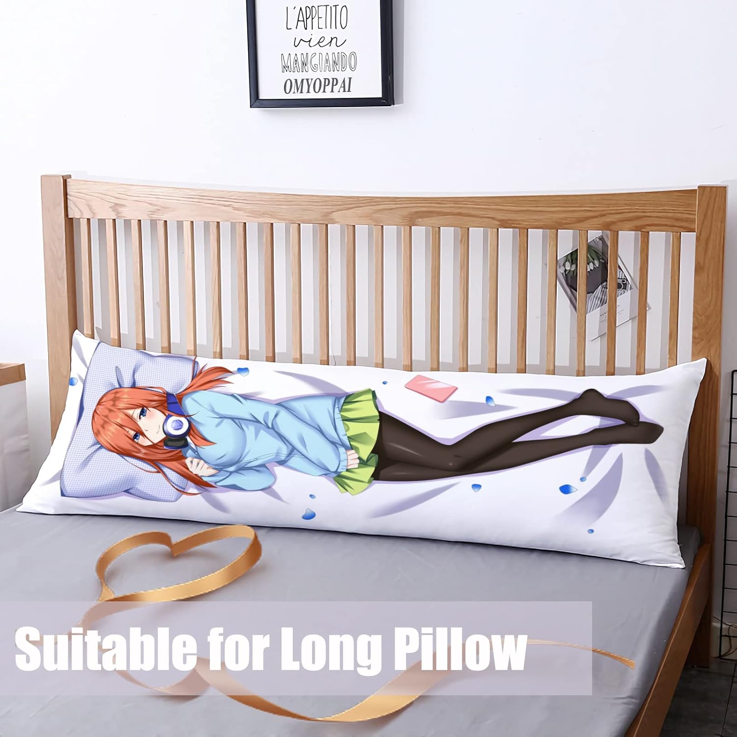 Anime The Quintessential Quintuplets Funda de almohada impresa de doble cara Comic Nakano Miku Waifu Hugging Body Pillow Case Regalo para Otaku