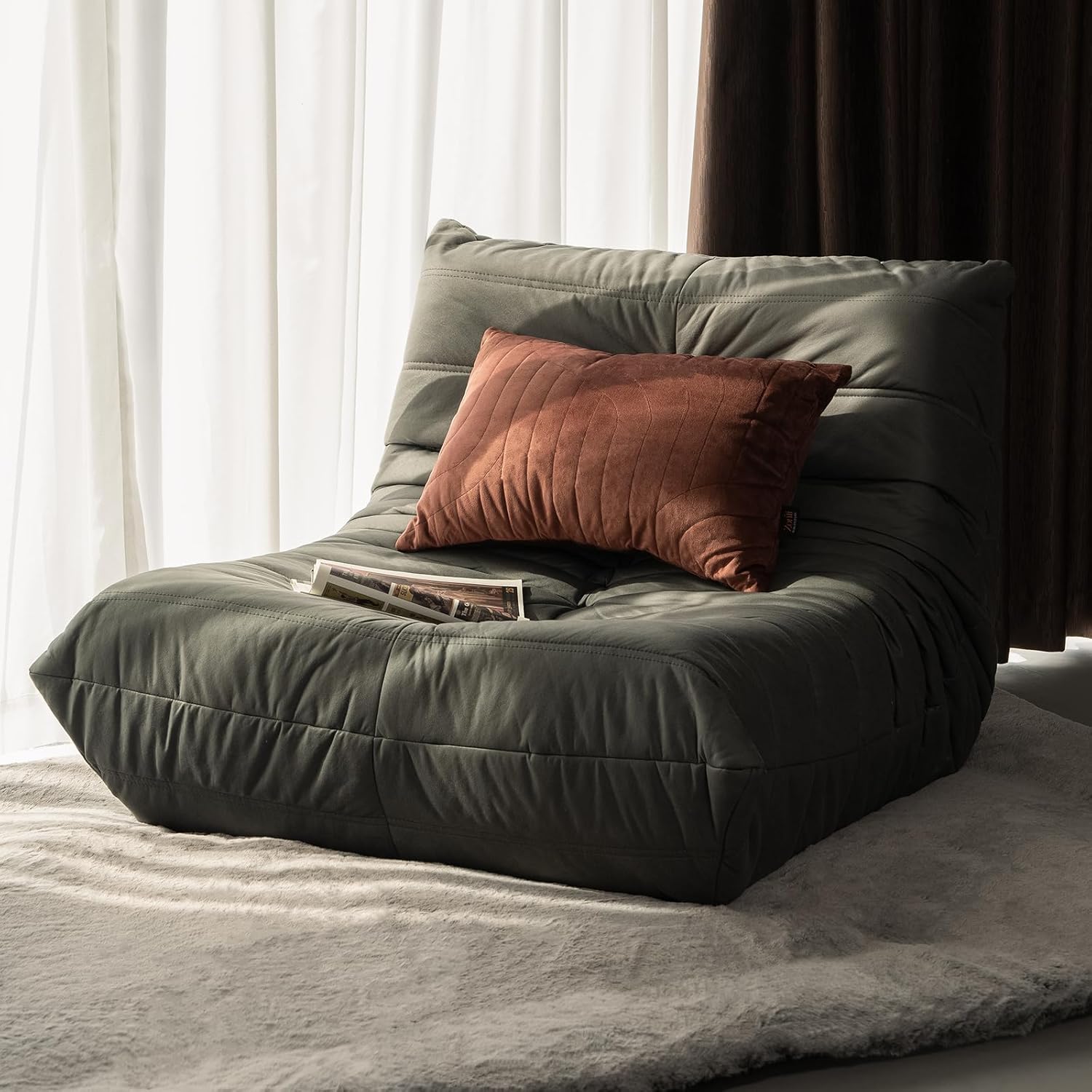 ZonLi Almohada térmica de apoyo lumbar para silla de oficina, almohada térmica USB para aliviar el dolor, almohada térmica de terciopelo holandés