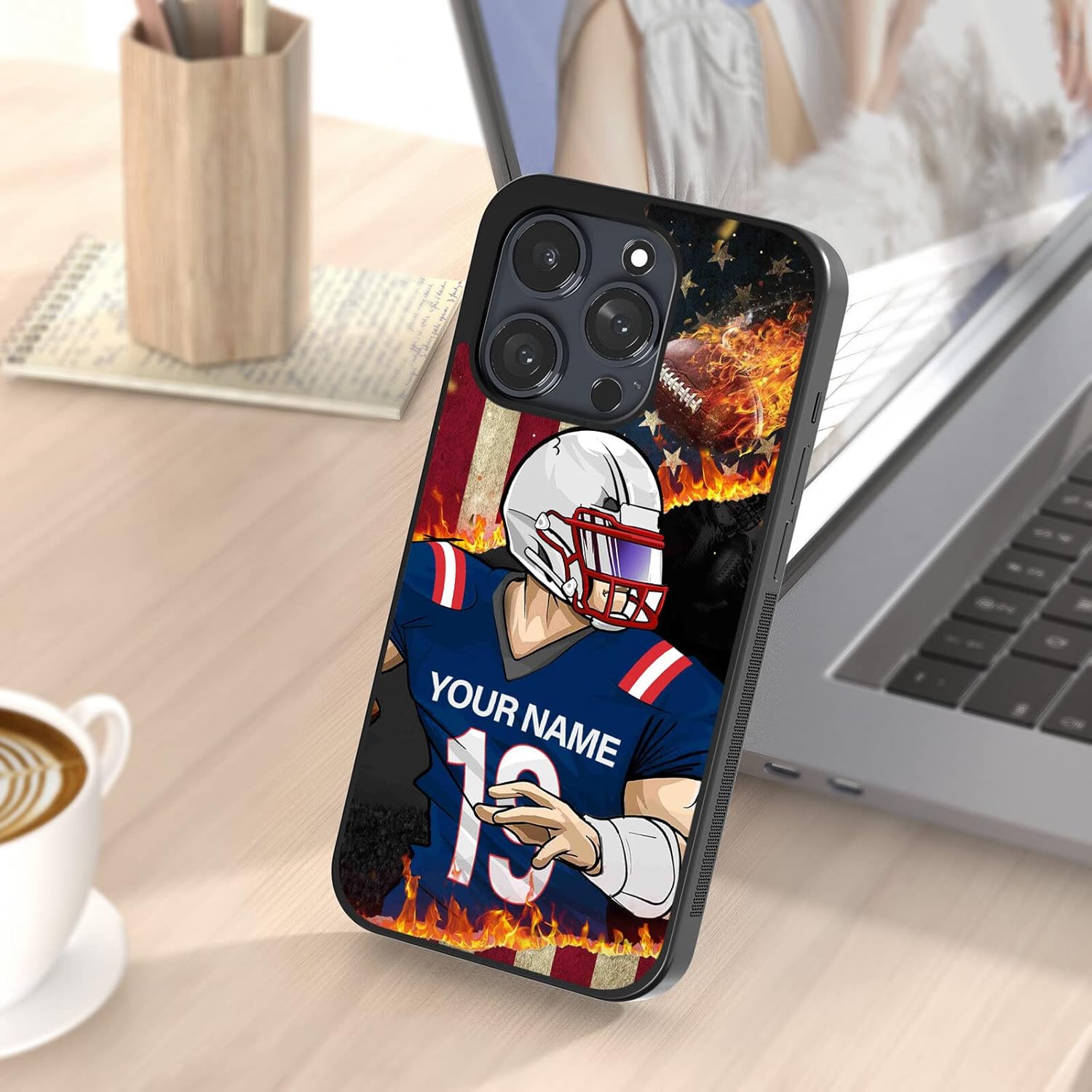 Fundas de teléfono con nombre personalizado, diseño divertido para niños y hombres para iPhone 11 12 13 14 15 16 Pro Max Plus Mini Xr Xs para