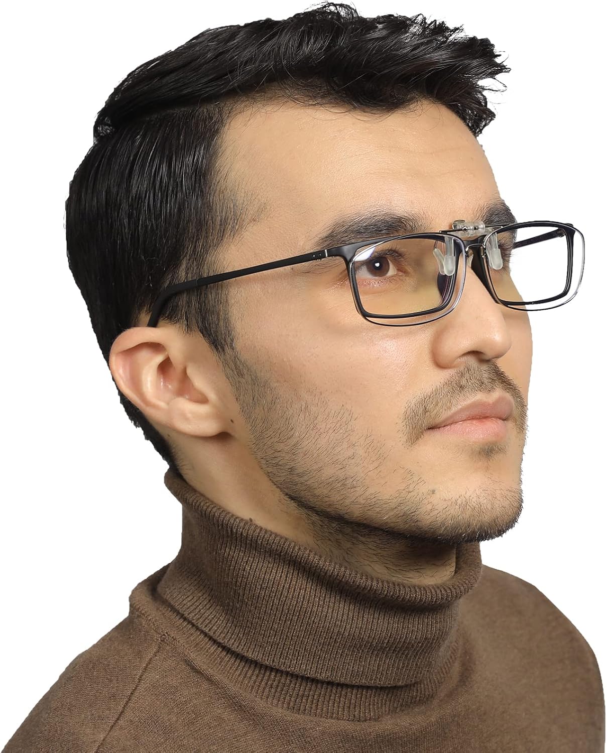 LUFF Lentes de lectura con clip anti-azul que pueden voltear para mujereshombres