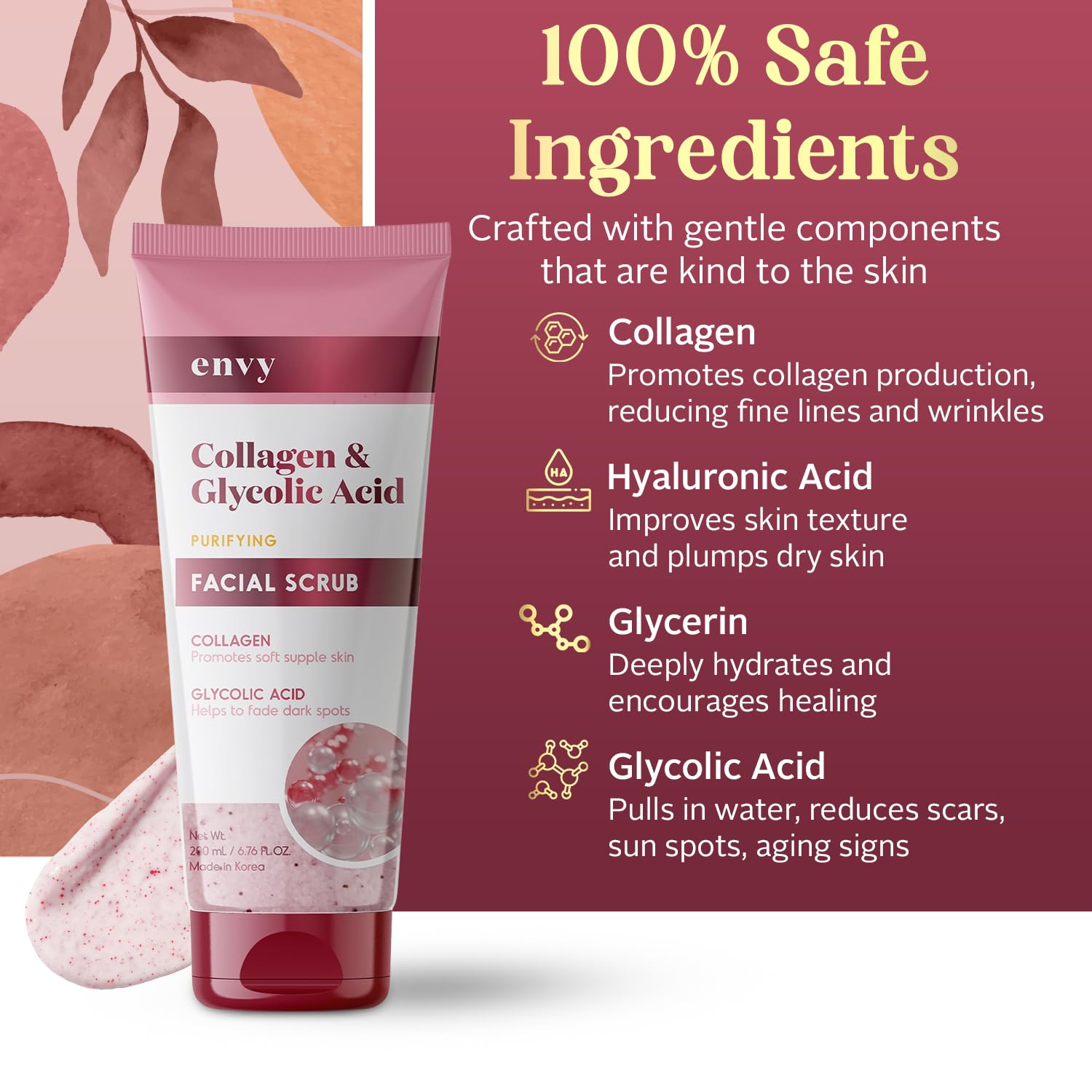 Envy Exfoliante facial (colágeno y ácido glicólico)