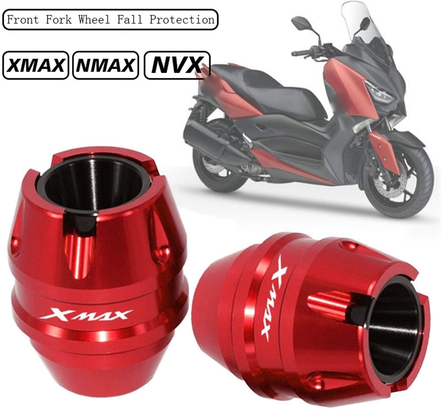 Protector de caída para rueda de horquilla delantera, marco de protección contra caídas para NMAX155 XMAX300 NMAX NVX 155 Xmax 300 250 NVX155