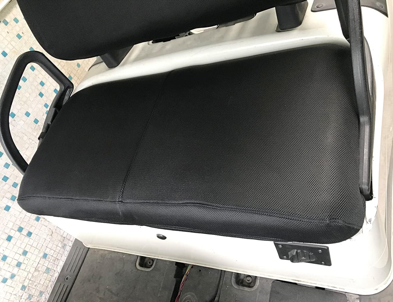 Dr.Acces Funda de asiento de carrito de golf  Funda de asiento de malla de poliéster  Funda de asiento de banco transpirable para EZGO TXT RXV y