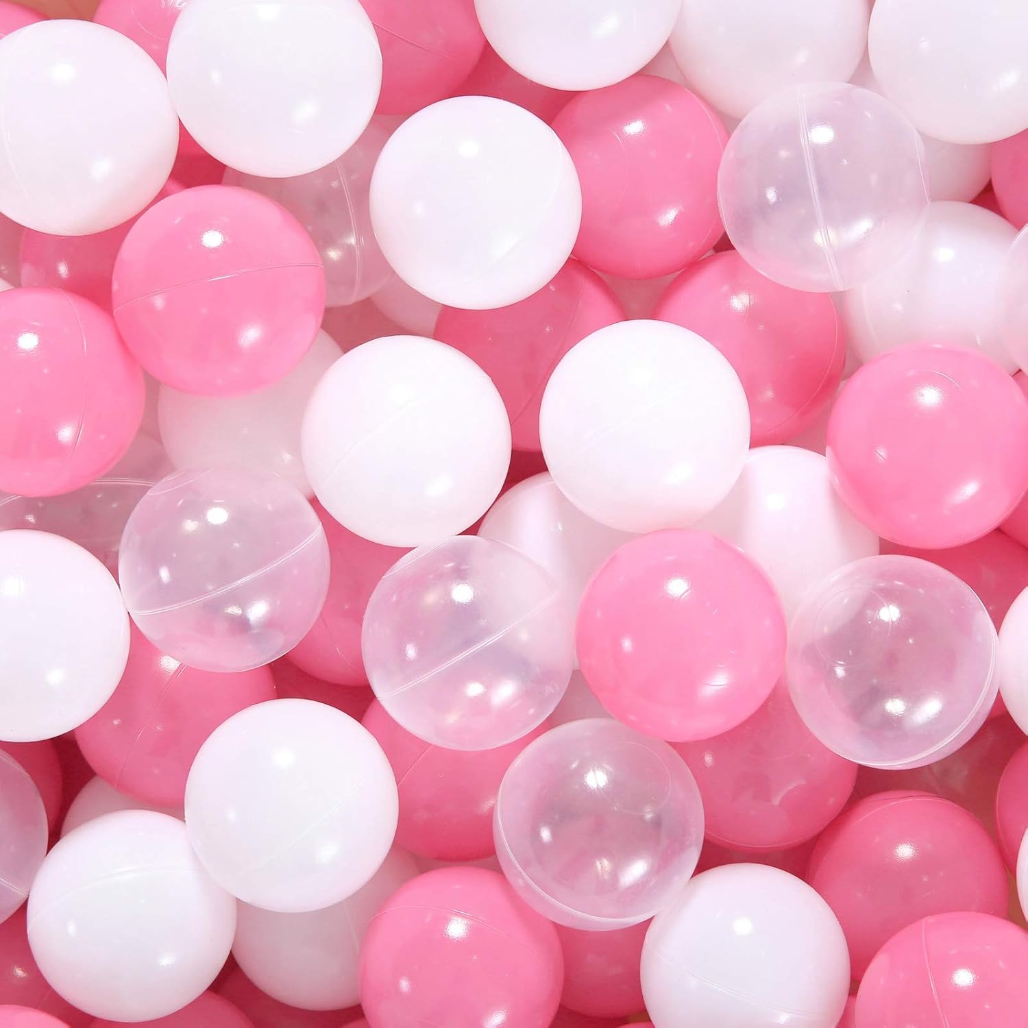 STARBOLO Pelotas para hogueras  Paquete de 100 bolas de plástico para hogueras de pelotas, bolas suaves sin BPA no tóxicas para niños de 1 a 3 años