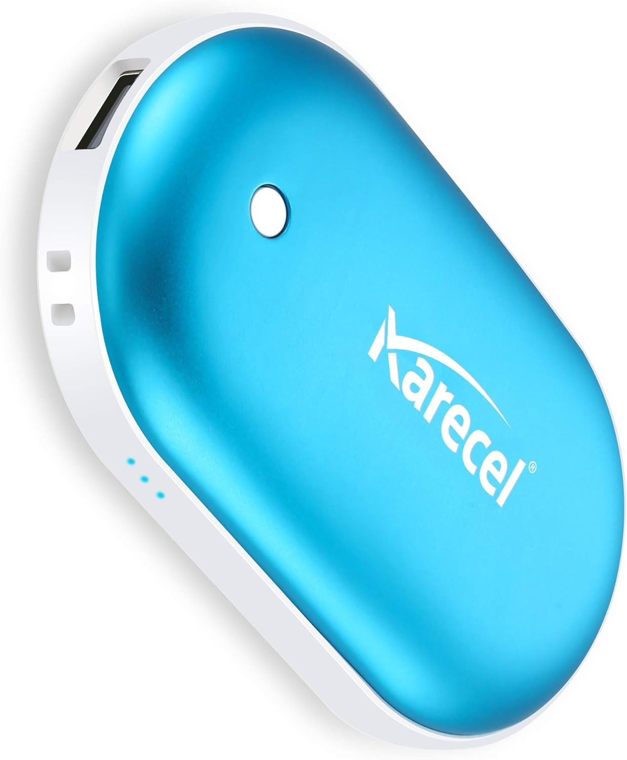 Calentadores de manos recargables, calentador de manos eléctrico reutilizable, 5200 mAh, calentador portátil USB, calentador de bolsillo caliente,