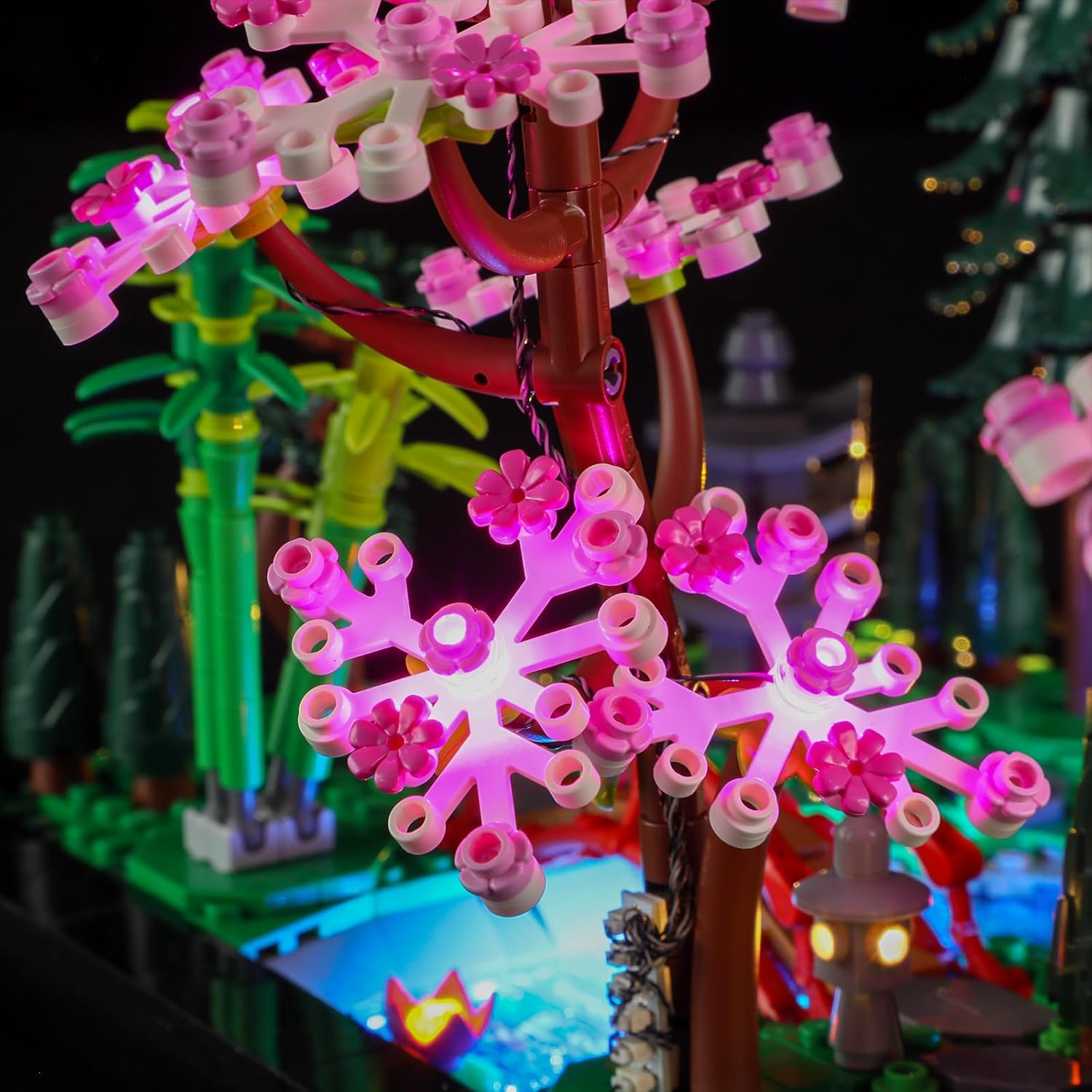 BRIKSMAX Kit de iluminación LED para Lego Tranquil Garden (versión mejorada)- Compatible con Lego Icons 10315 Modelo de bloques de construcción, no