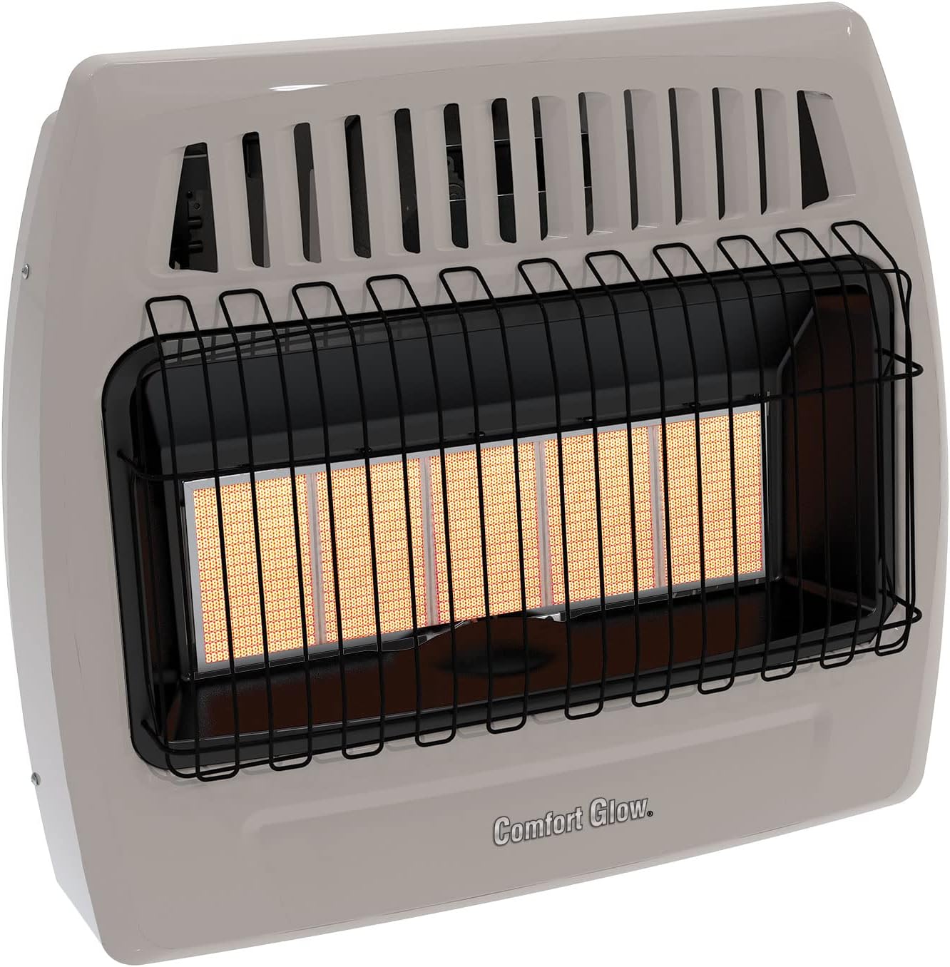 Comfort Glow KWN523 Gas Natural Gas Infrarrojo Ventilación Libre Calentador de Pared 5 Placa 30000 Btu Beige 1 Pieza