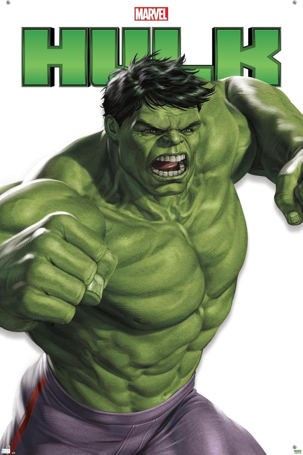 Trends International Marvel Comics – Póster de pared de la serie de características de Hulk, 22.37 x 34.00 pulgadas, paquete de póster premium y