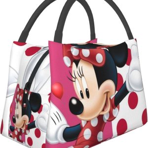 Lonchera de dibujos animados para mujer, reutilizable, aislada, para oficina, trabajo, picnic, senderismo Lonchera de dibujos animados para mujer, reutilizable, aislada, para oficina, trabajo, picnic, senderismo