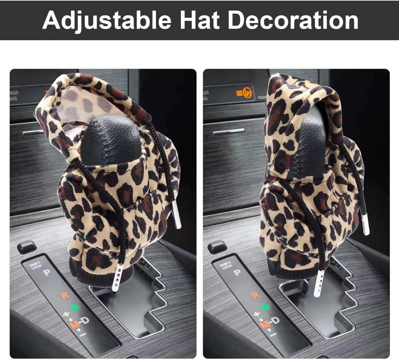 Sudadera con capucha universal para palanca de cambios de automóvil, divertida sudadera con capucha para palanca de cambios, decoración de 4.76