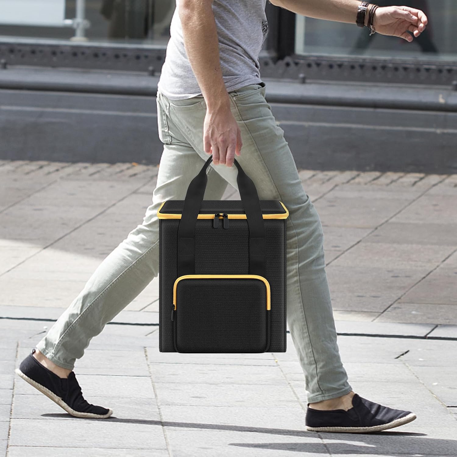 Bolsa compatible con Stanley J5C09J509 Estación de energía portátil Jump Starter 1000 700 600 Peak Amp Booster, caja de almacenamiento para batería