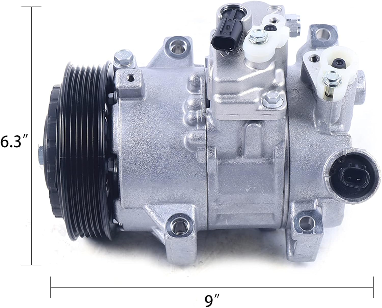 Compresor de CA y embrague de AC compatible con 2011 2012 2013 2014 para Toyota Corolla 1.8L 1798cc y para Toyota Matrix Base Wagon 4 puertas 1.8L
