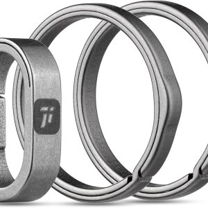 FEGVE Llavero de titanio, pequeño conector de liberación rápida con diseño de empuje lateral (paquete de 2) llaveros para llaves FEGVE Llavero de titanio, pequeño conector de liberación rápida con diseño de empuje lateral (paquete de 2) llaveros para llaves