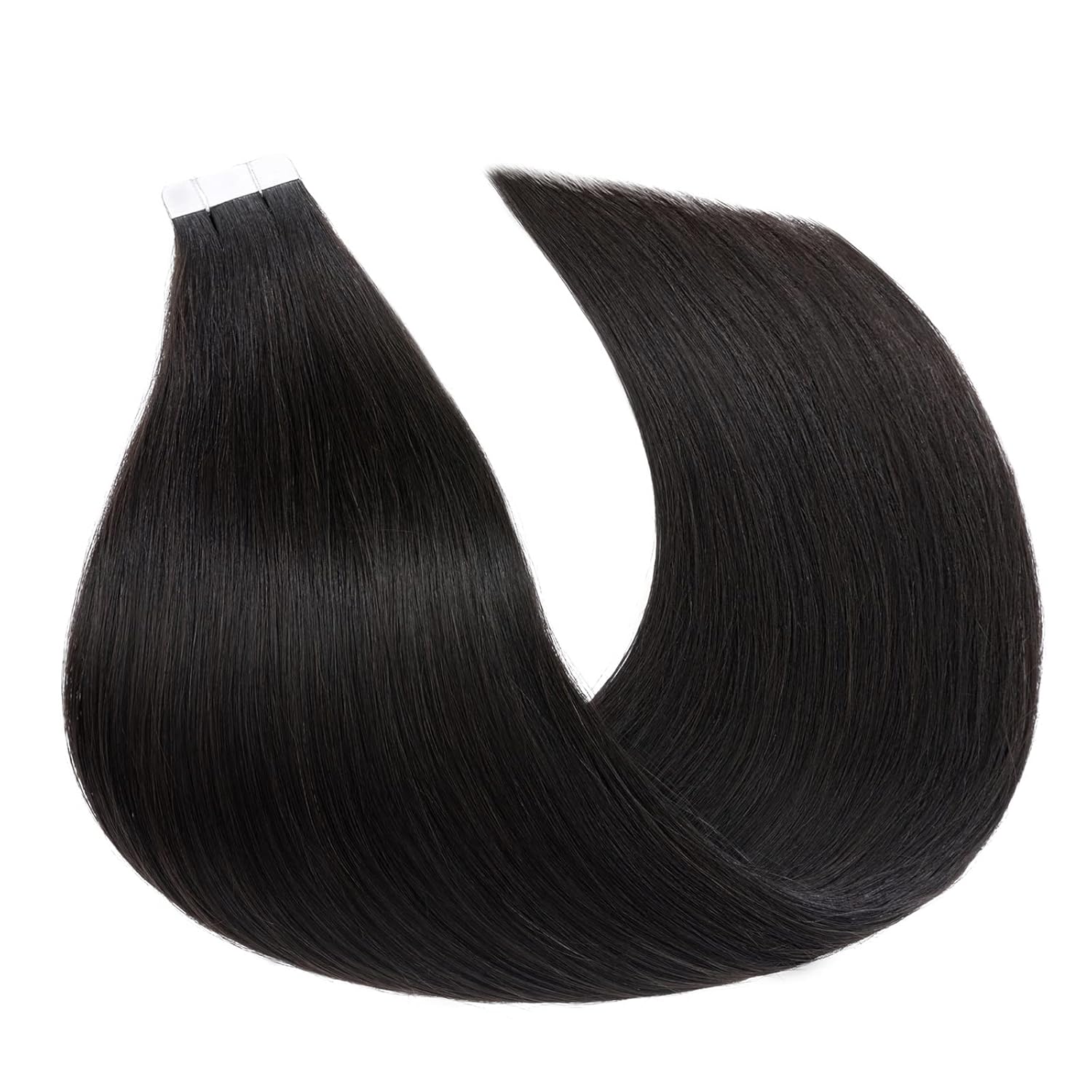 SEGO Extensiones de cabello humano con cinta, 20 unidades, 1.76 ozpaquete, extensiones de cabello humano Remy, lacio, sin costuras, para mujeres,