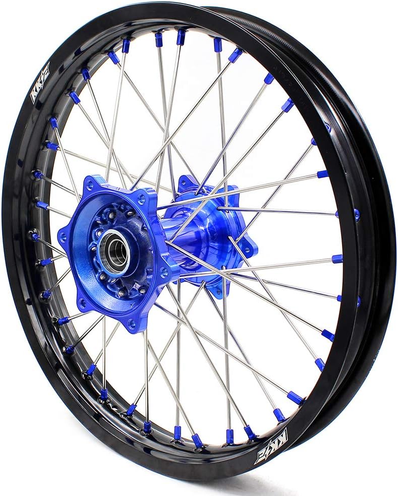 KKE Llantas 21-19 MX Cast Ruedas para Yamaha Cast YZ125YZ250 99-24 YZ250FYZ450F 03-24 MX Ruedas Bujes pintados