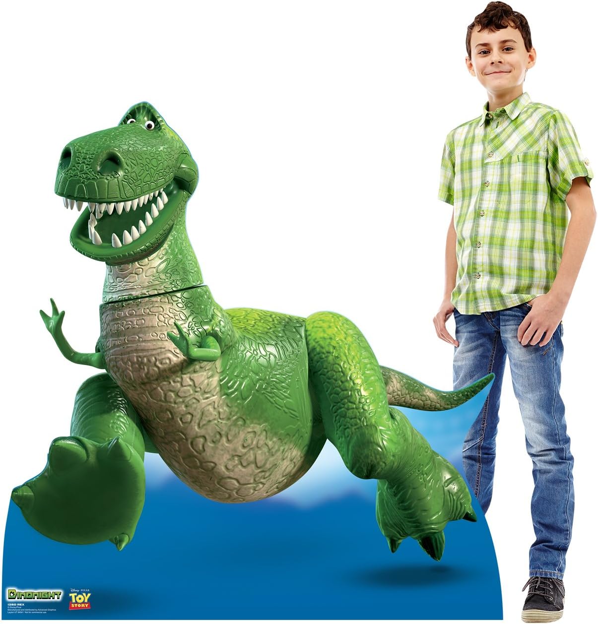 Cardboard People Rex – Soporte de cartón de tamaño real, Toy Story de Disney Pixar