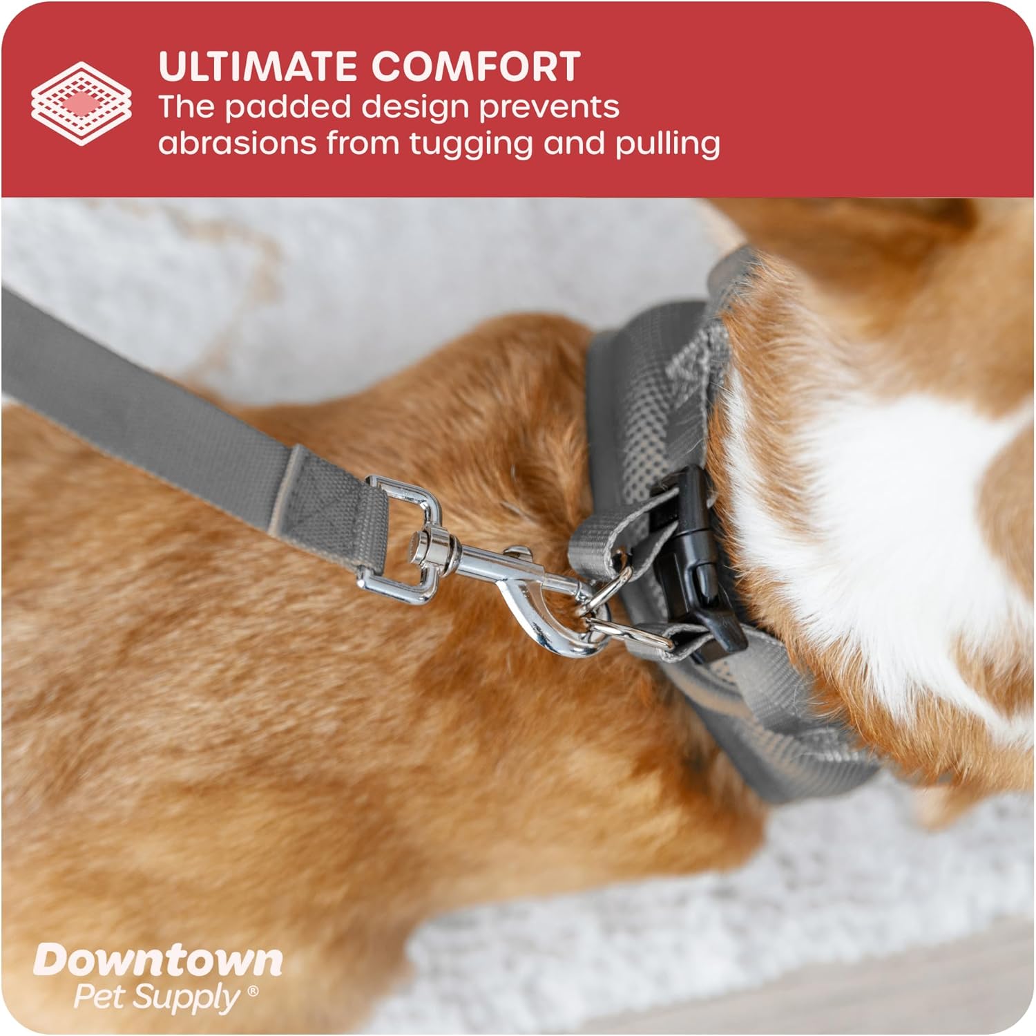 Downtown Pet Supply – Arnés ajustable para perro con chaleco acolchado, sin tirones, fácil de poner, para perros pequeños, medianos y grandes