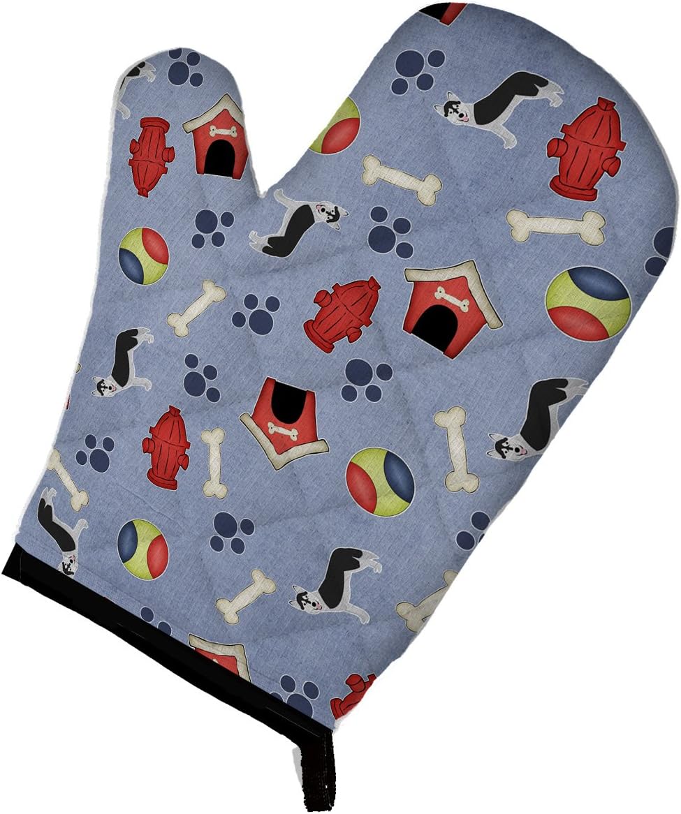 Caroline’s Treasures BB4120OVMT Dog House Collection – Manopla de horno Husky siberiano, grande, multicolor