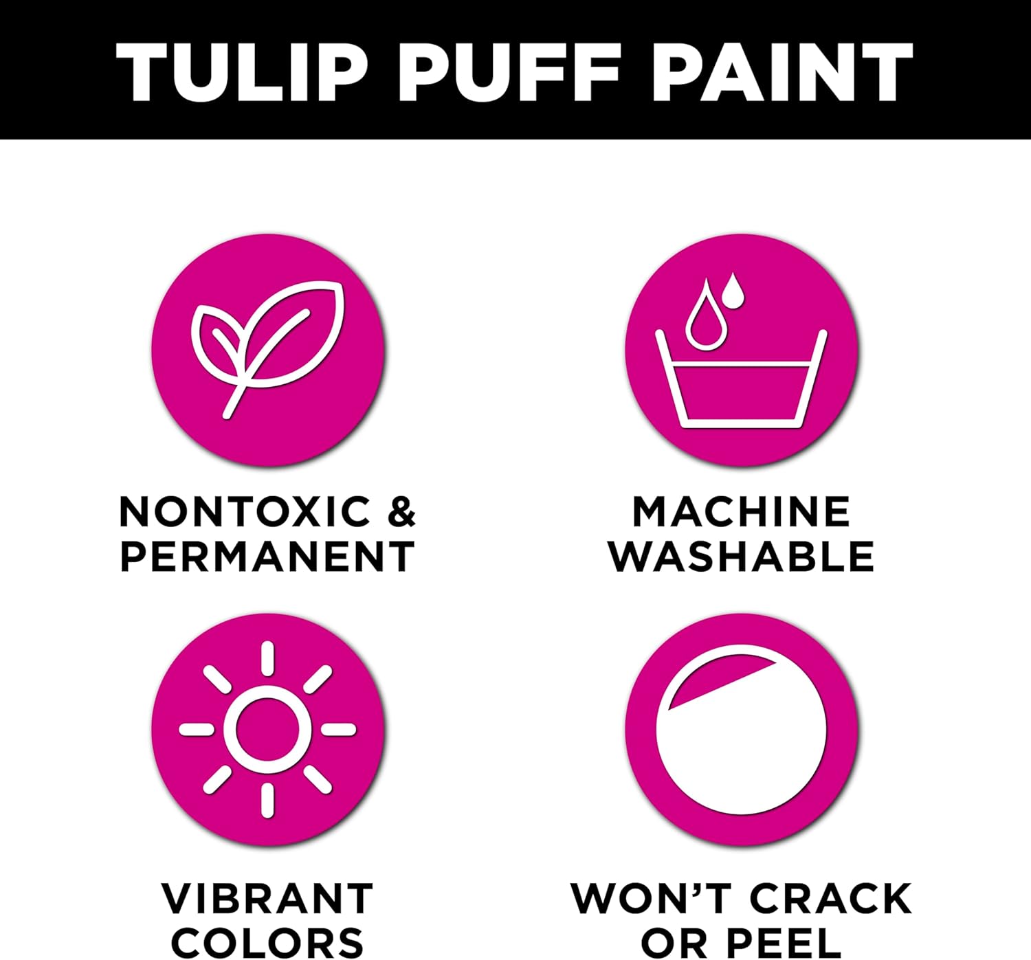 Tulip pintura en relieve para tela 4 onzas