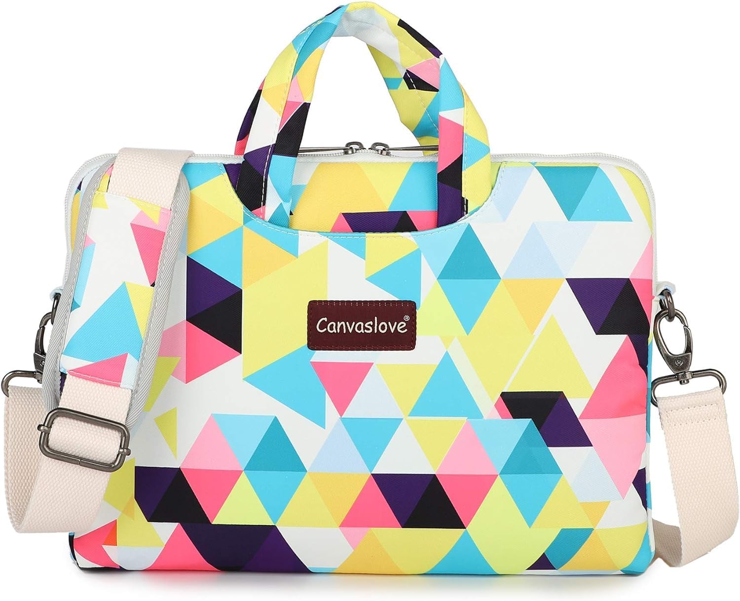 Canvaslove Funda para portátil de 13 a 14 pulgadas, Geometry