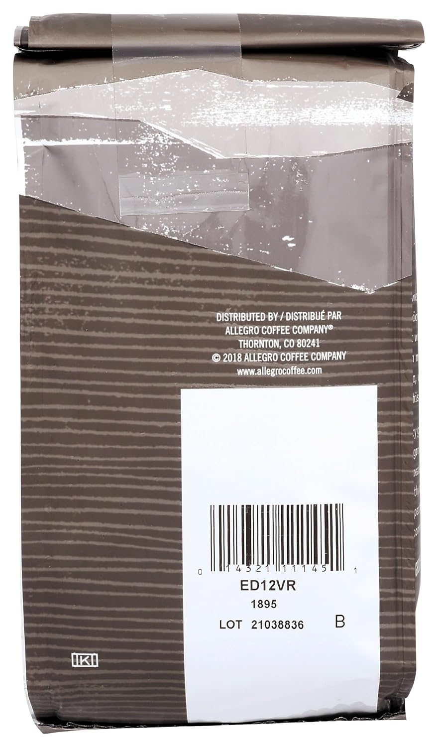 Allegro Coffee Café molido Vienna Roast, 12 oz