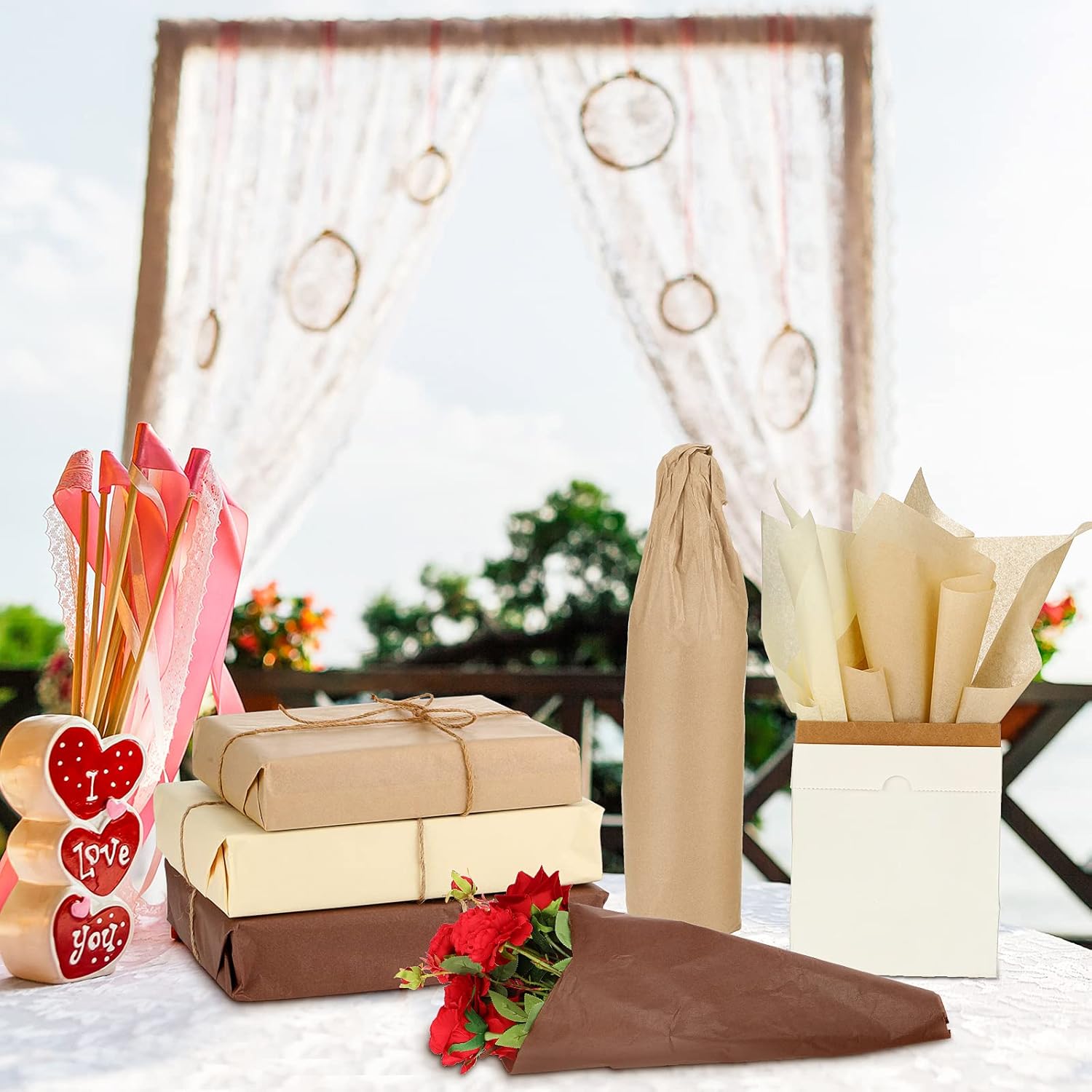 300 hojas de papel de seda kraft de 14 x 20 pulgadas, papel de seda a granel decorativo para escuela, baby shower, graduación, bodas, cumpleaños,