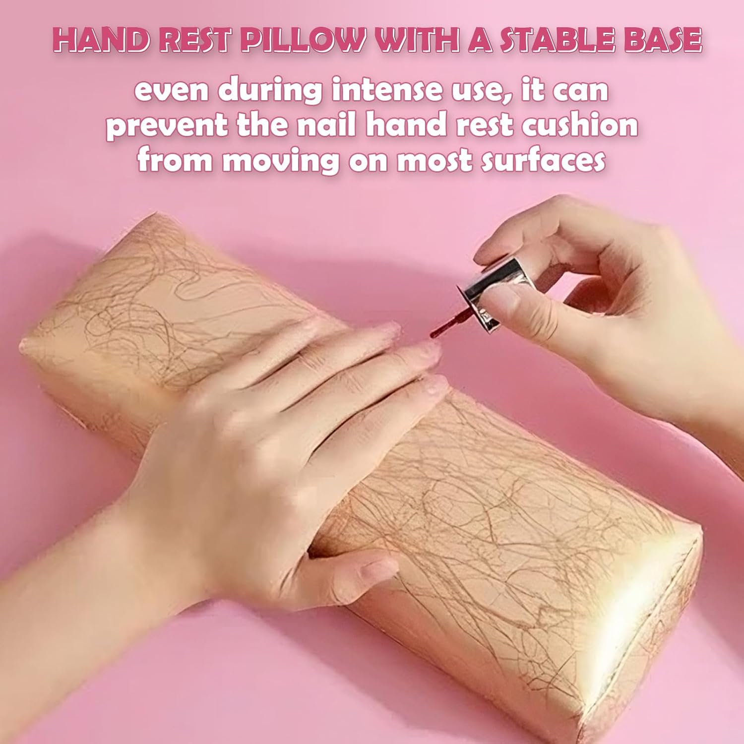 Cojín de mano para reposabrazos, almohada de cuero a rayas, cojín de reposamanos de esponja suave, almohada de descanso de manos para clientes de