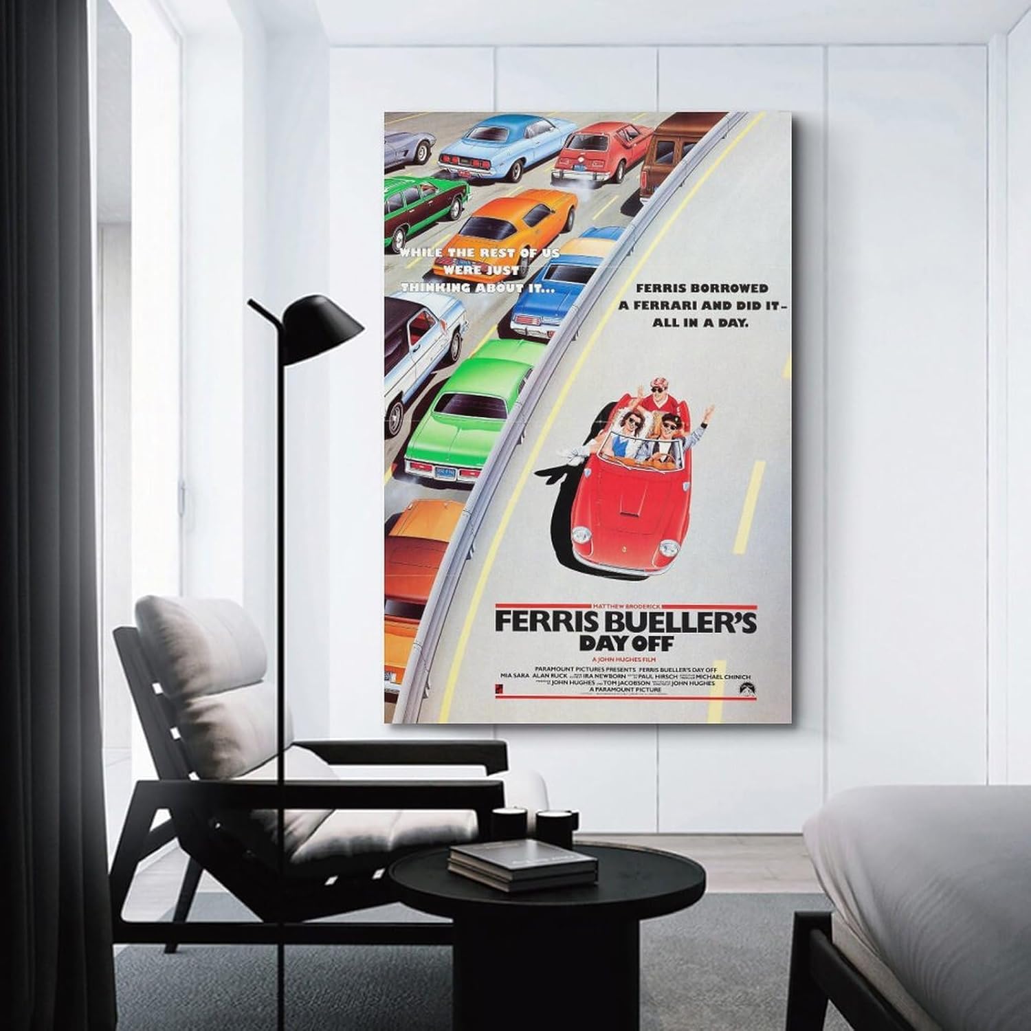 Ferris Bueller’s Day Off – Póster de lienzo y álbum de música, póster de álbum de música, pintura de pared, estética, decoración de habitación, 12 x