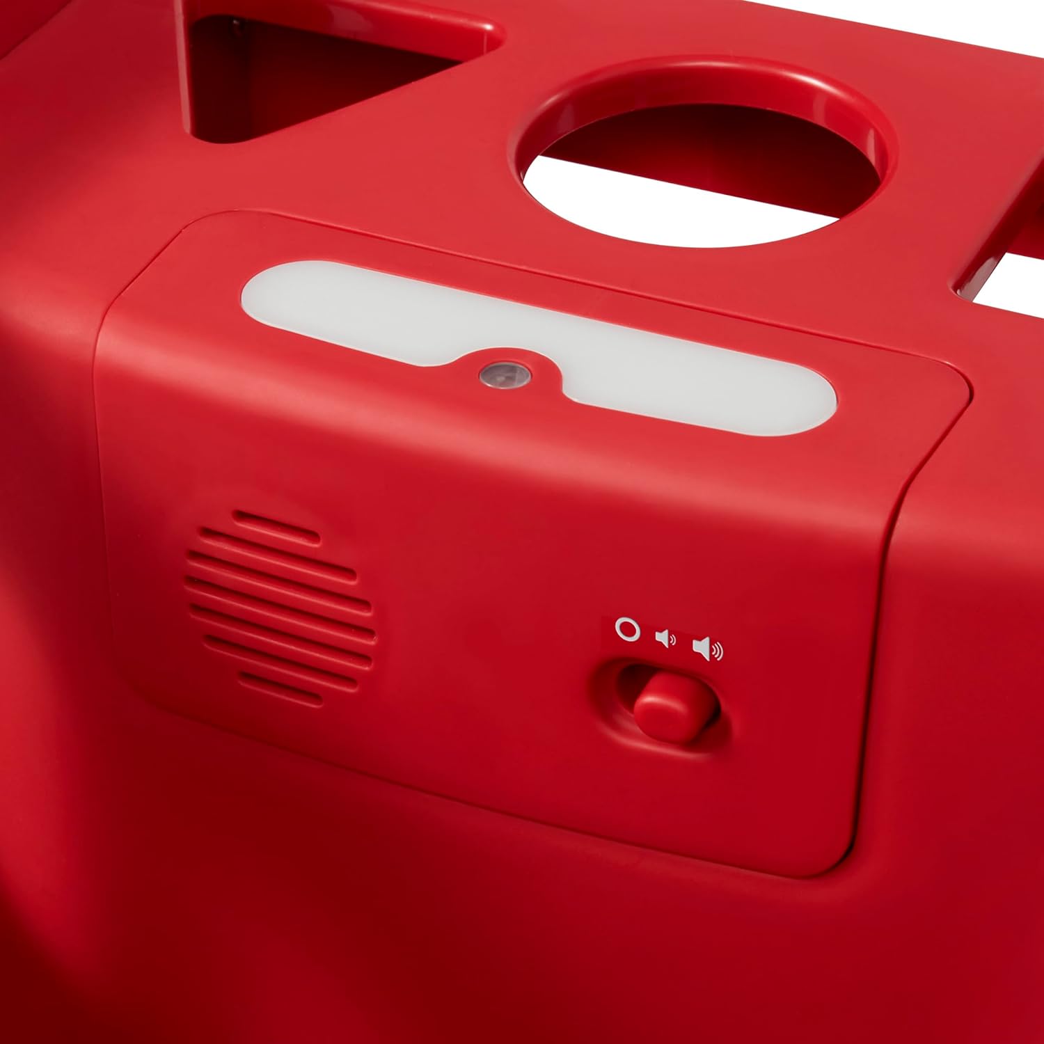 Radio Flyer Escanea y clasifica el carrito de compras con luces y sonidos, andador de bebé con ruedas, carrito de compras rojo para niños a partir