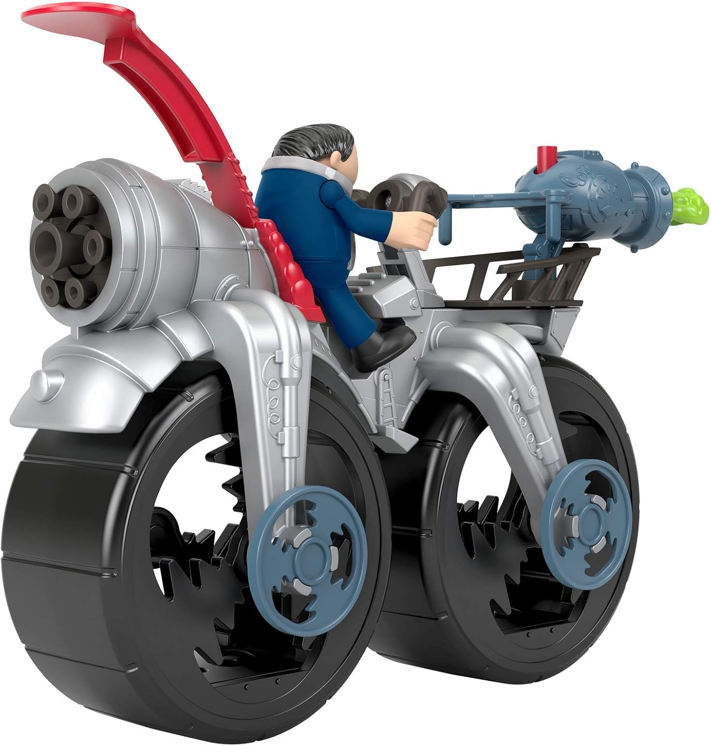 Imaginext Minions The Rise of Gru Rocket Bike and Gru, juego de vehículos y figuras de 6 piezas para niños en edad preescolar a partir de 3 años