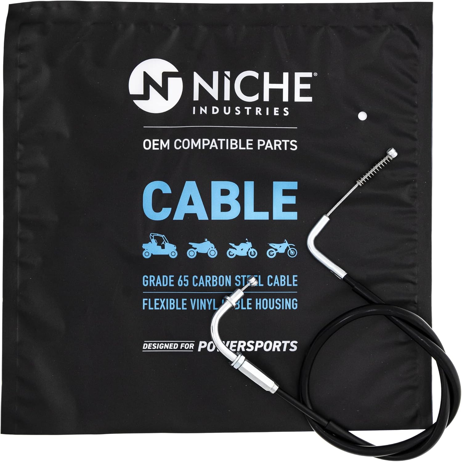 NICHE Cable de estrangulamiento para Suzuki GSXR1100 GSXR750 GSXR600W 58410-46E00 58410-17E00