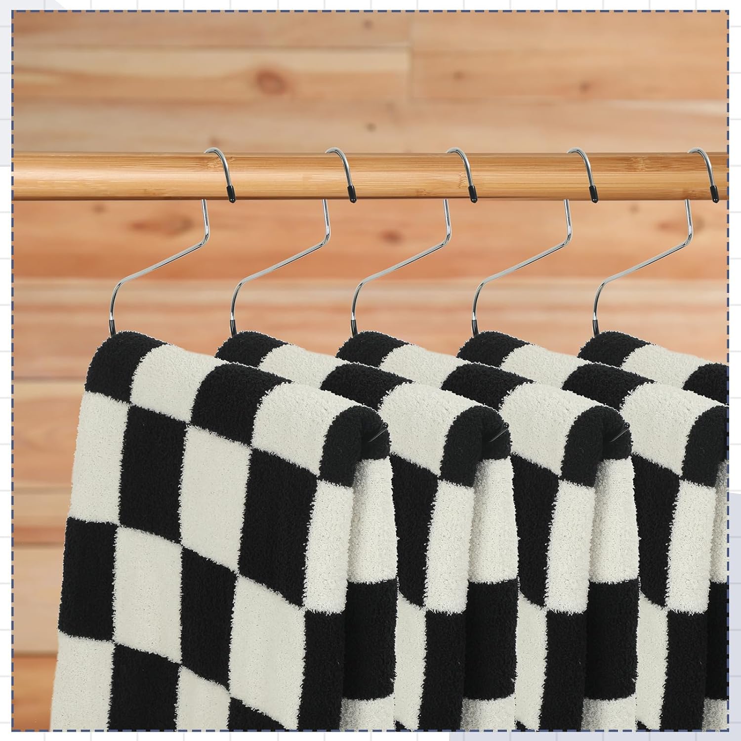 Tioncy 20 perchas de acero inoxidable con extremos abiertos para pantalones y jeans, perchas resistentes con revestimiento de vinilo antideslizante