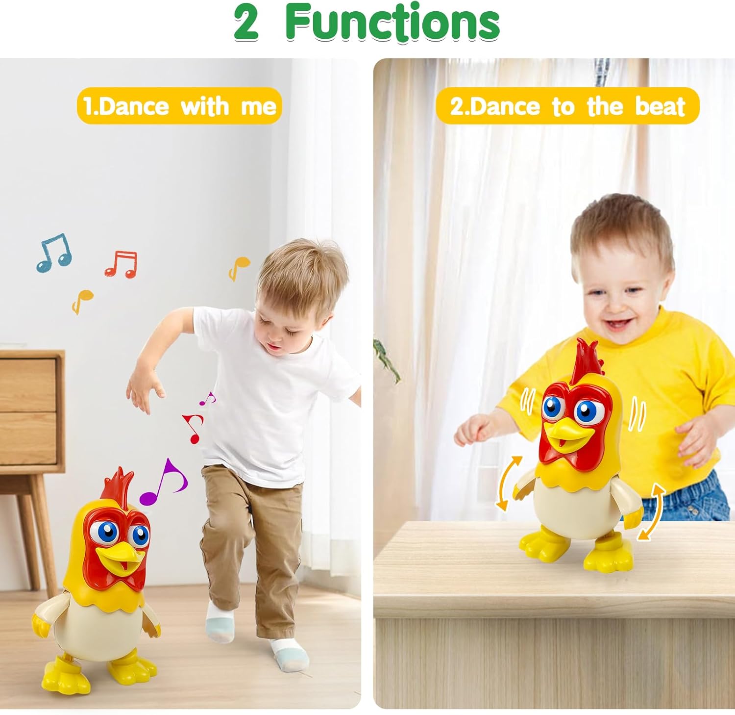 TOYMAKER La Granja de Zenon Bartolito Bartolito – Juguetes para bebés bailarines, música para niños, juguetes educativos interactivos de aprendizaje