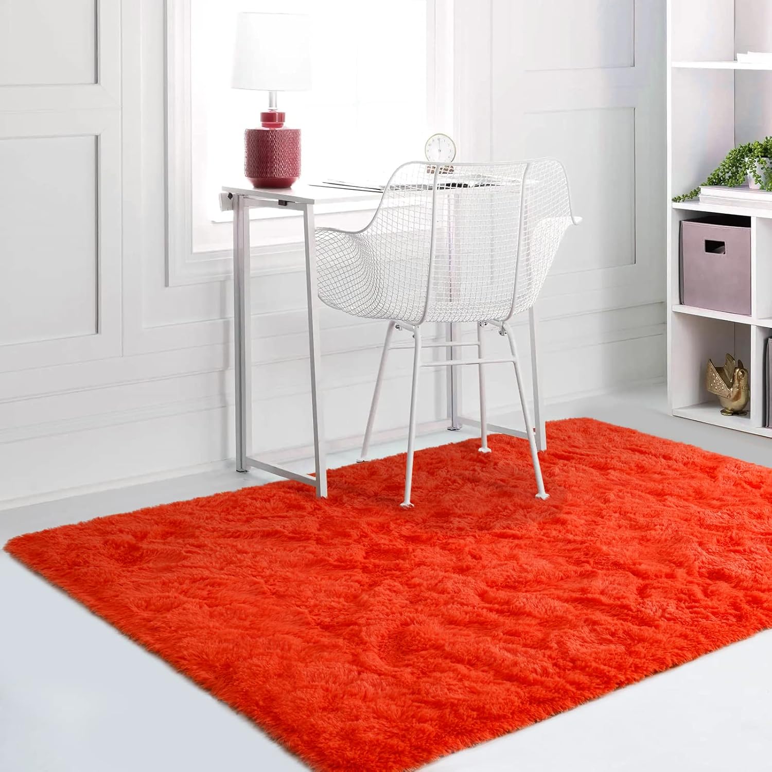 Merelax – Tapete moderno afelpado para habitación, sala, habitación de niños y guardería, tapete decorativo suave, cómodo y antideslizante para