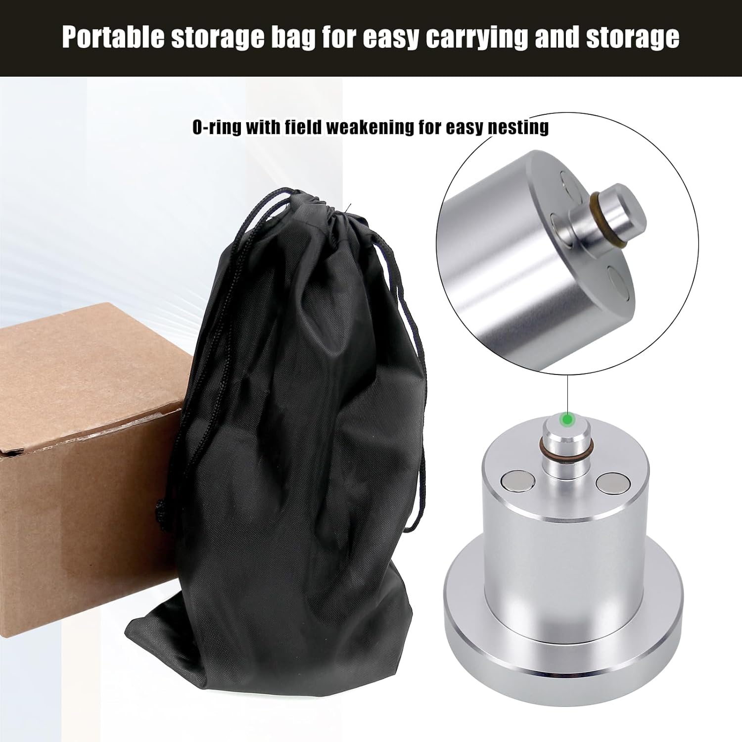 RULLINE Jack Pucks de aluminio Jack Jack Lift Pad Adaptador de punto de elevación con magnético y fácil de sostener en la esquina compatible con